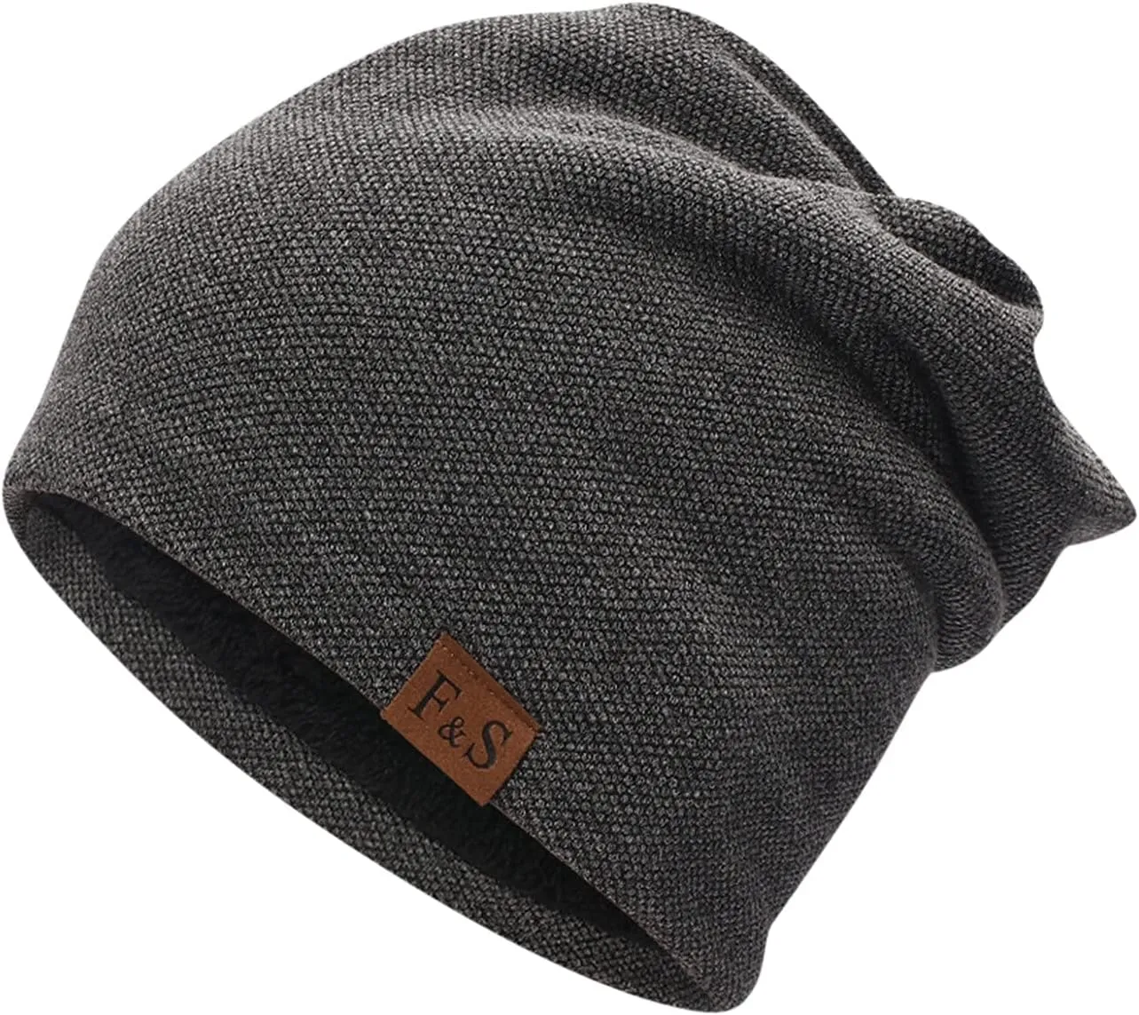 Women's Winter Pom Beanie Hat for Women Wool Beanie for Men & Women, Knitted Winter Hat