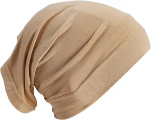 Women's Winter Warm Knit Beanies with Faux Pm Skull Cap Cozy Fleece Lined Hat for Women Black Beanies for Men