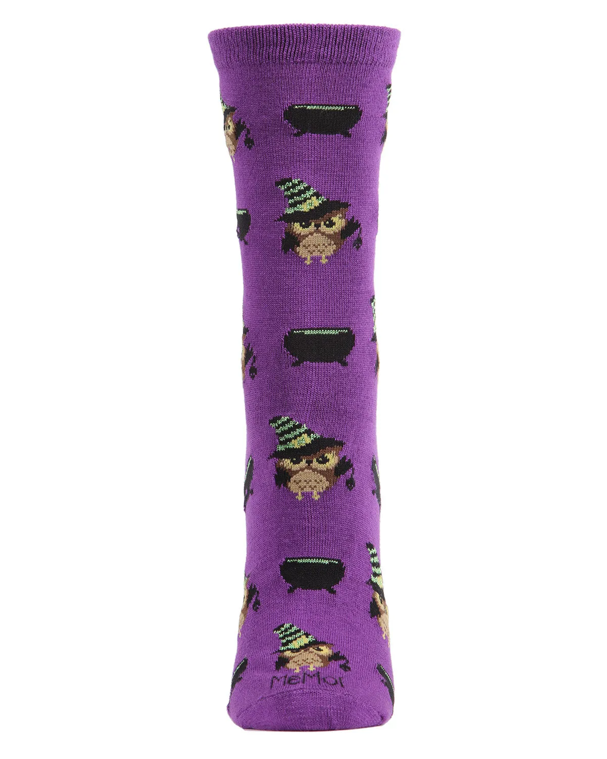 Women's Witchy Owl Festive Crew Socks