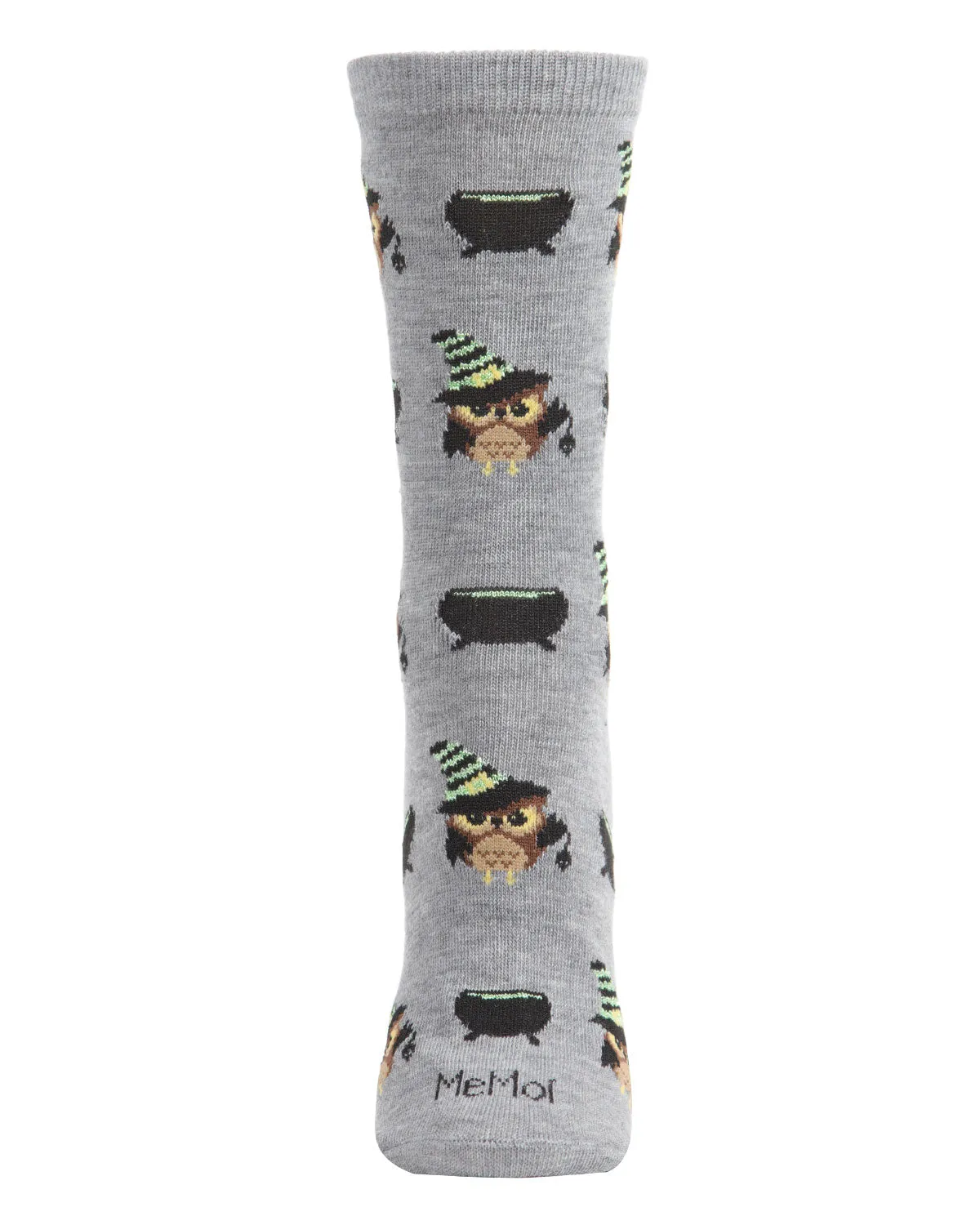 Women's Witchy Owl Festive Crew Socks