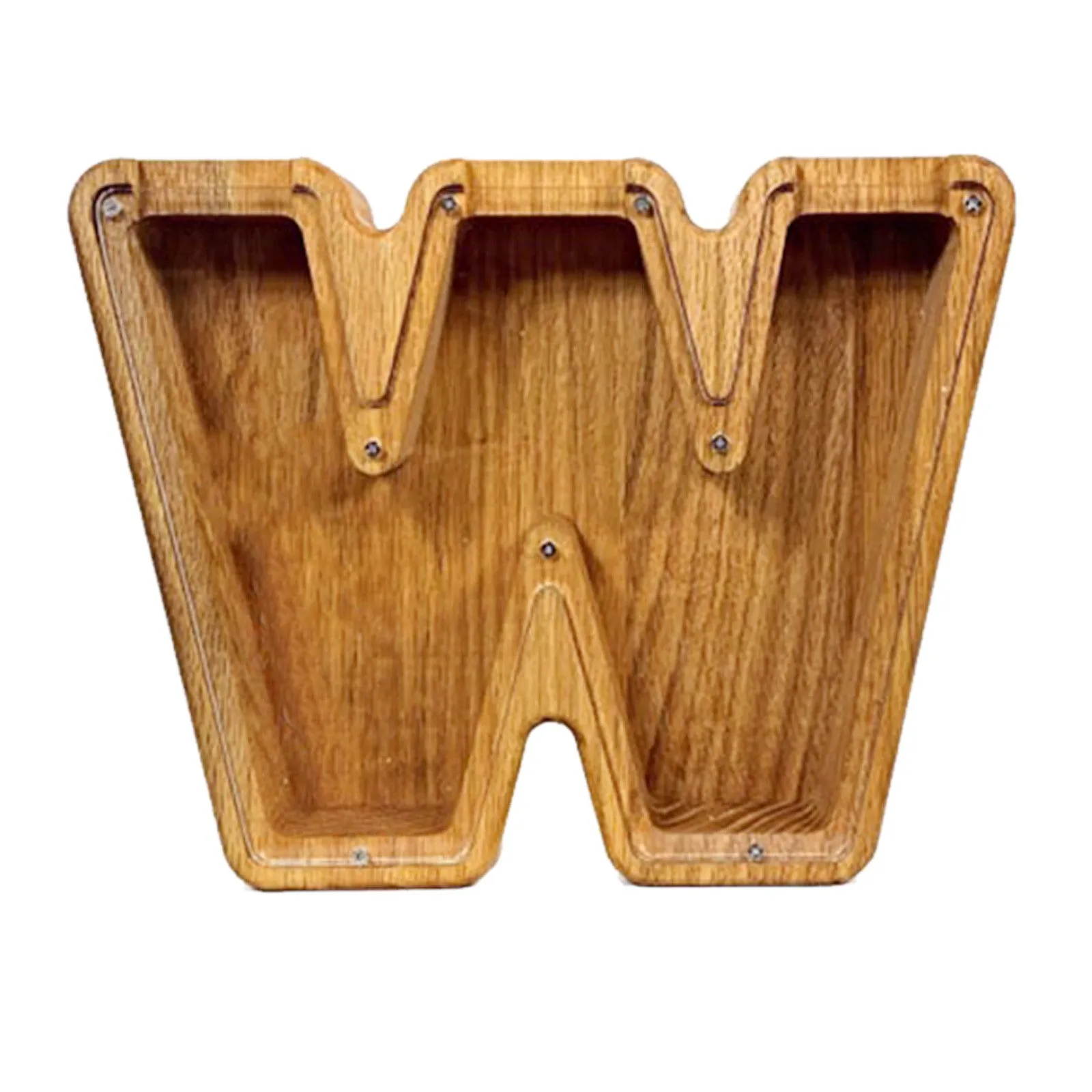 Wooden Letter Piggy Bank Creative Money Jar Nordic Style for kids savings habits | Brodtica.com