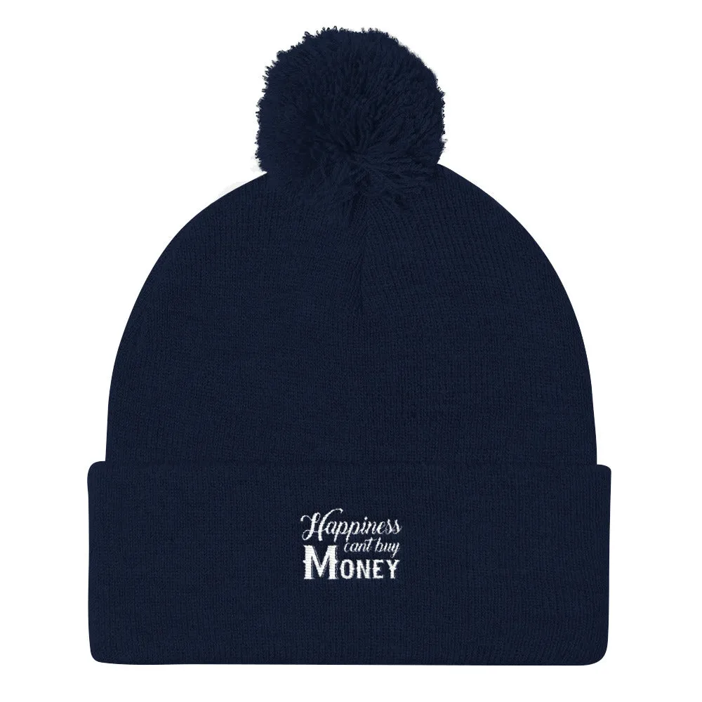 YE Unlimited (happiness can't buy money)..Pom Pom Knit Cap