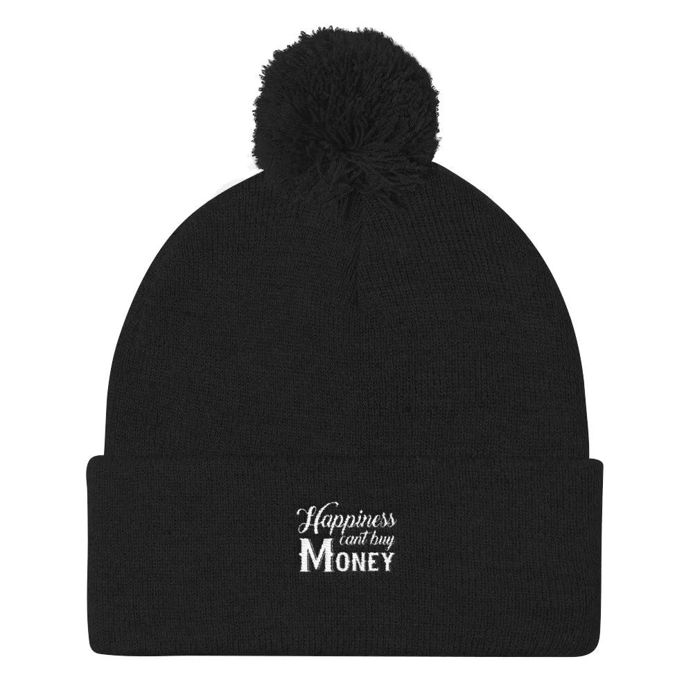 YE Unlimited (happiness can't buy money)..Pom Pom Knit Cap