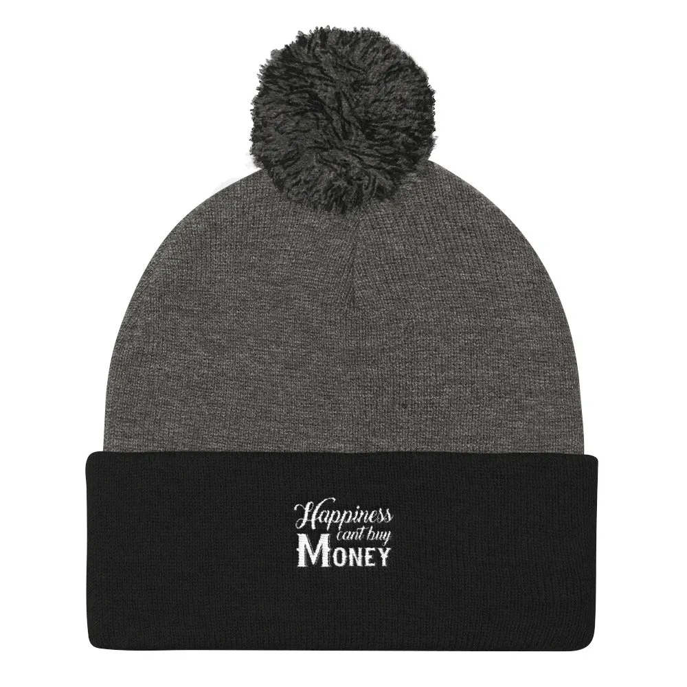 YE Unlimited (happiness can't buy money)..Pom Pom Knit Cap