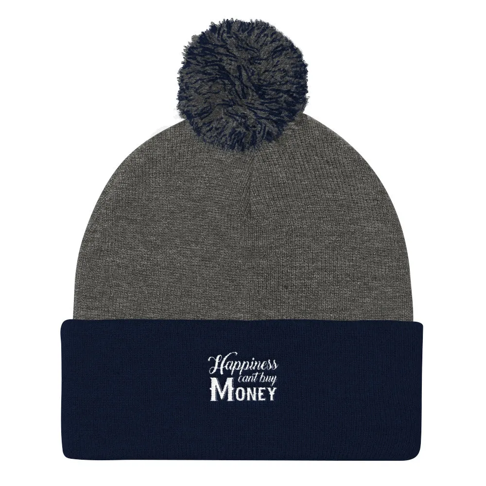 YE Unlimited (happiness can't buy money)..Pom Pom Knit Cap