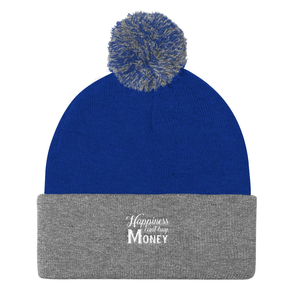 YE Unlimited (happiness can't buy money)..Pom Pom Knit Cap