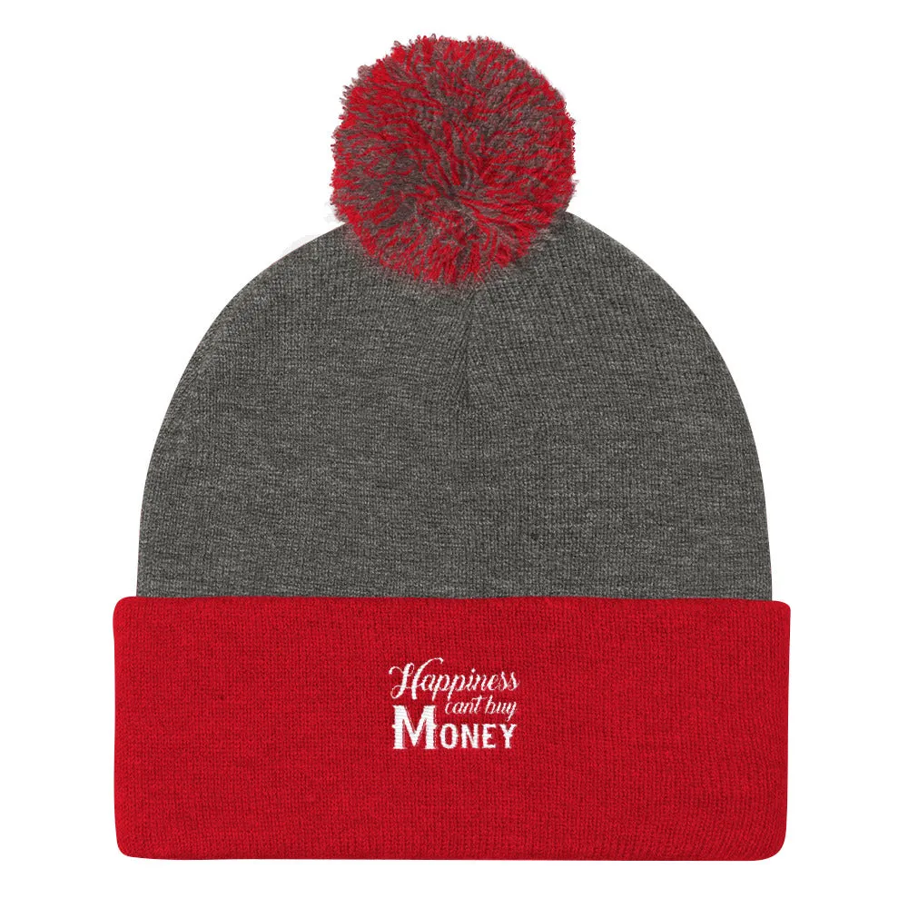 YE Unlimited (happiness can't buy money)..Pom Pom Knit Cap