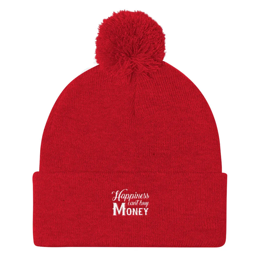YE Unlimited (happiness can't buy money)..Pom Pom Knit Cap
