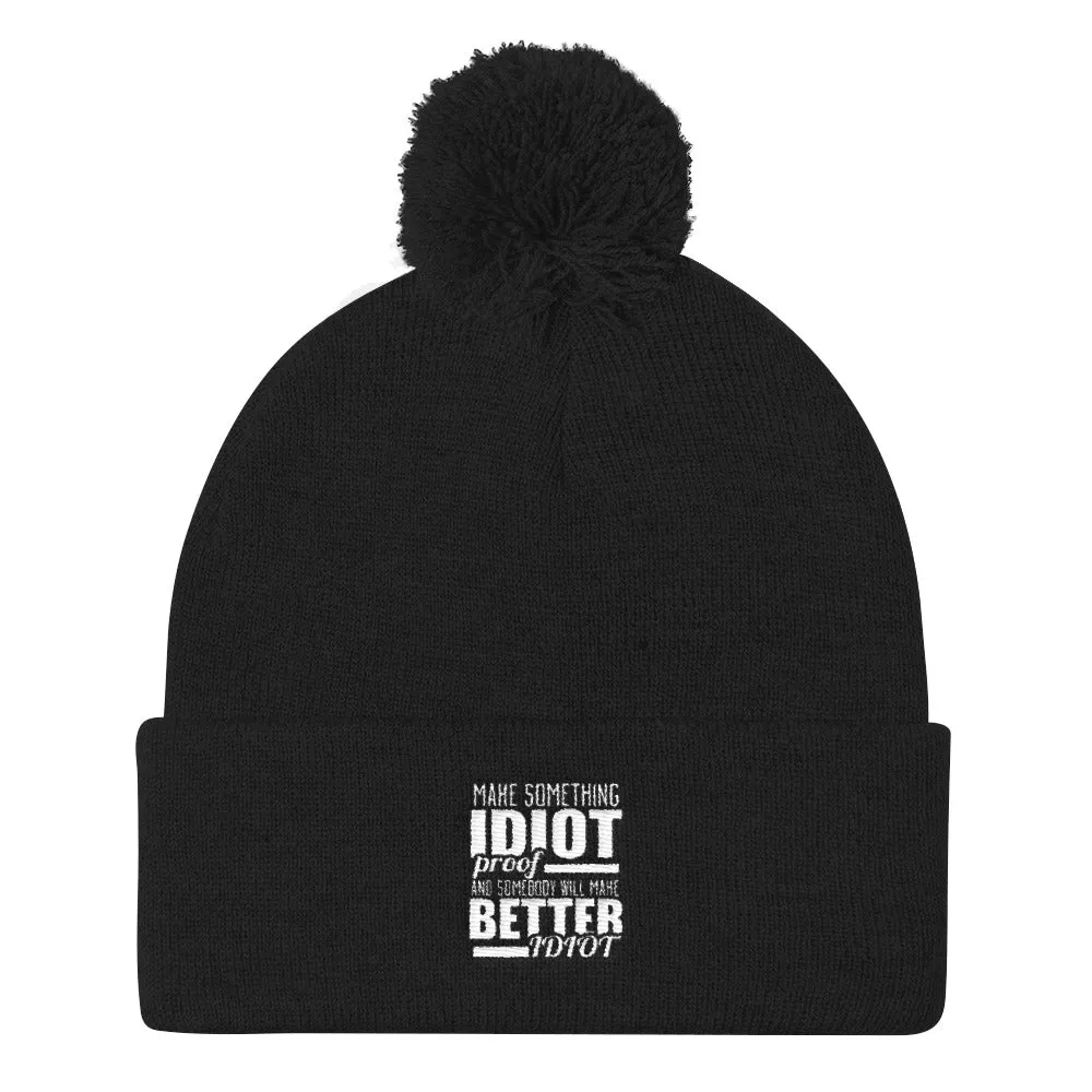 YE Unlimited (make something idiot proof) Pom Pom Knit Cap