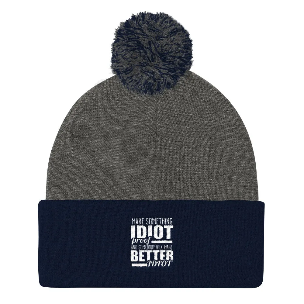 YE Unlimited (make something idiot proof) Pom Pom Knit Cap