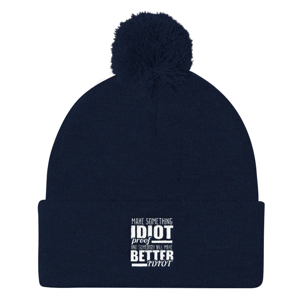 YE Unlimited (make something idiot proof) Pom Pom Knit Cap