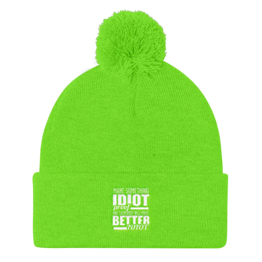 YE Unlimited (make something idiot proof) Pom Pom Knit Cap