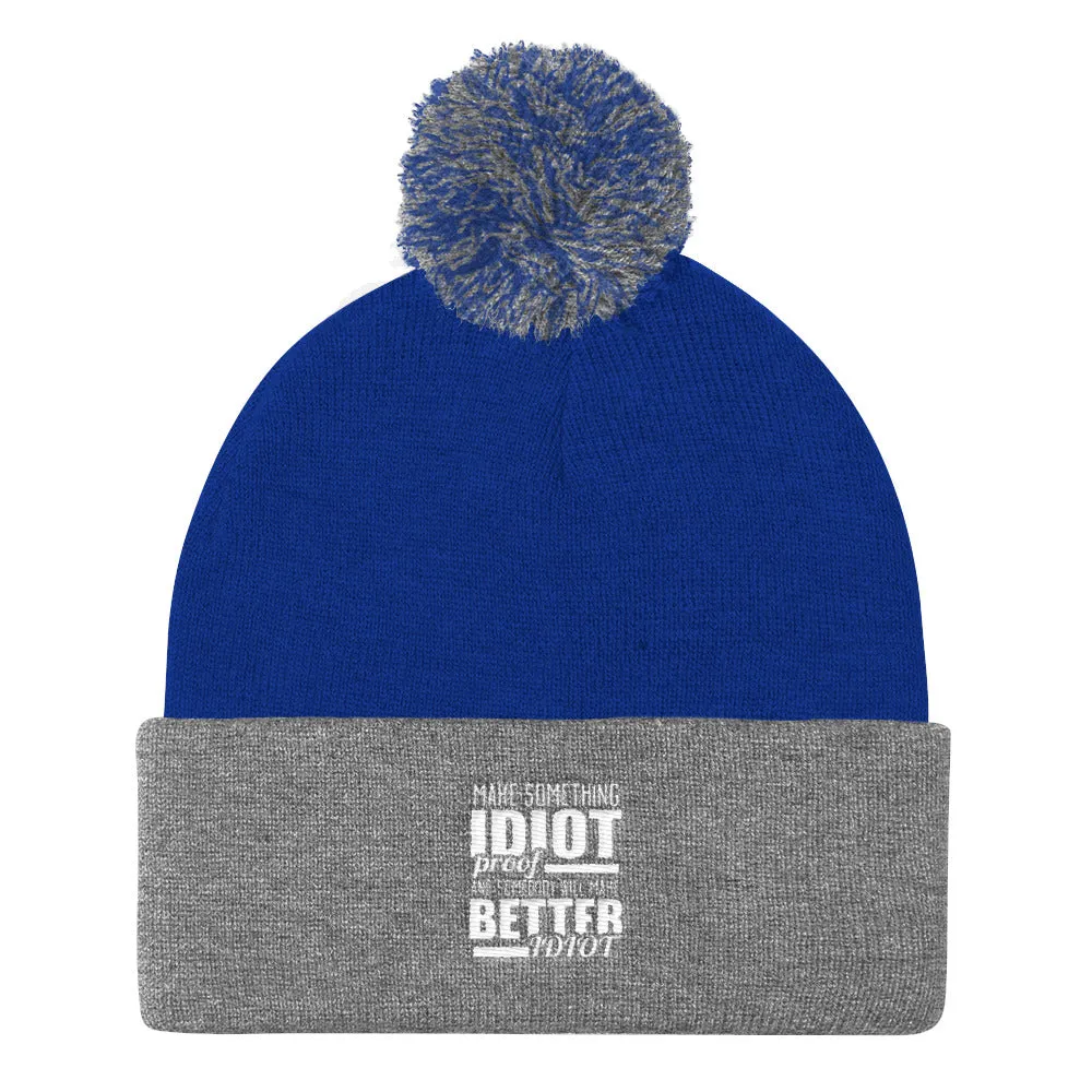 YE Unlimited (make something idiot proof) Pom Pom Knit Cap