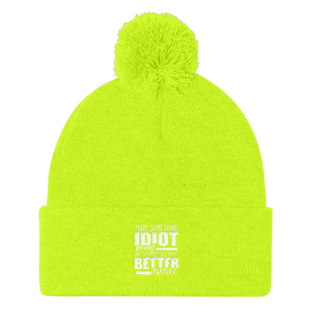 YE Unlimited (make something idiot proof) Pom Pom Knit Cap