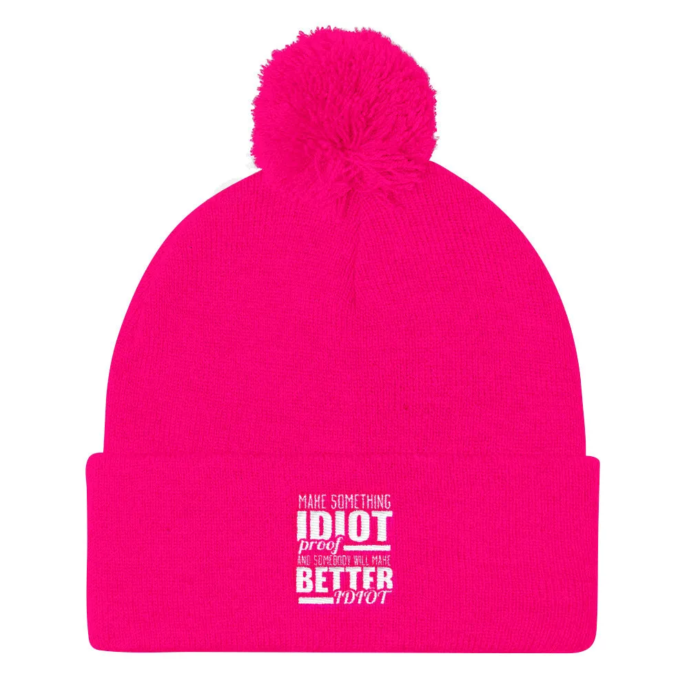 YE Unlimited (make something idiot proof) Pom Pom Knit Cap