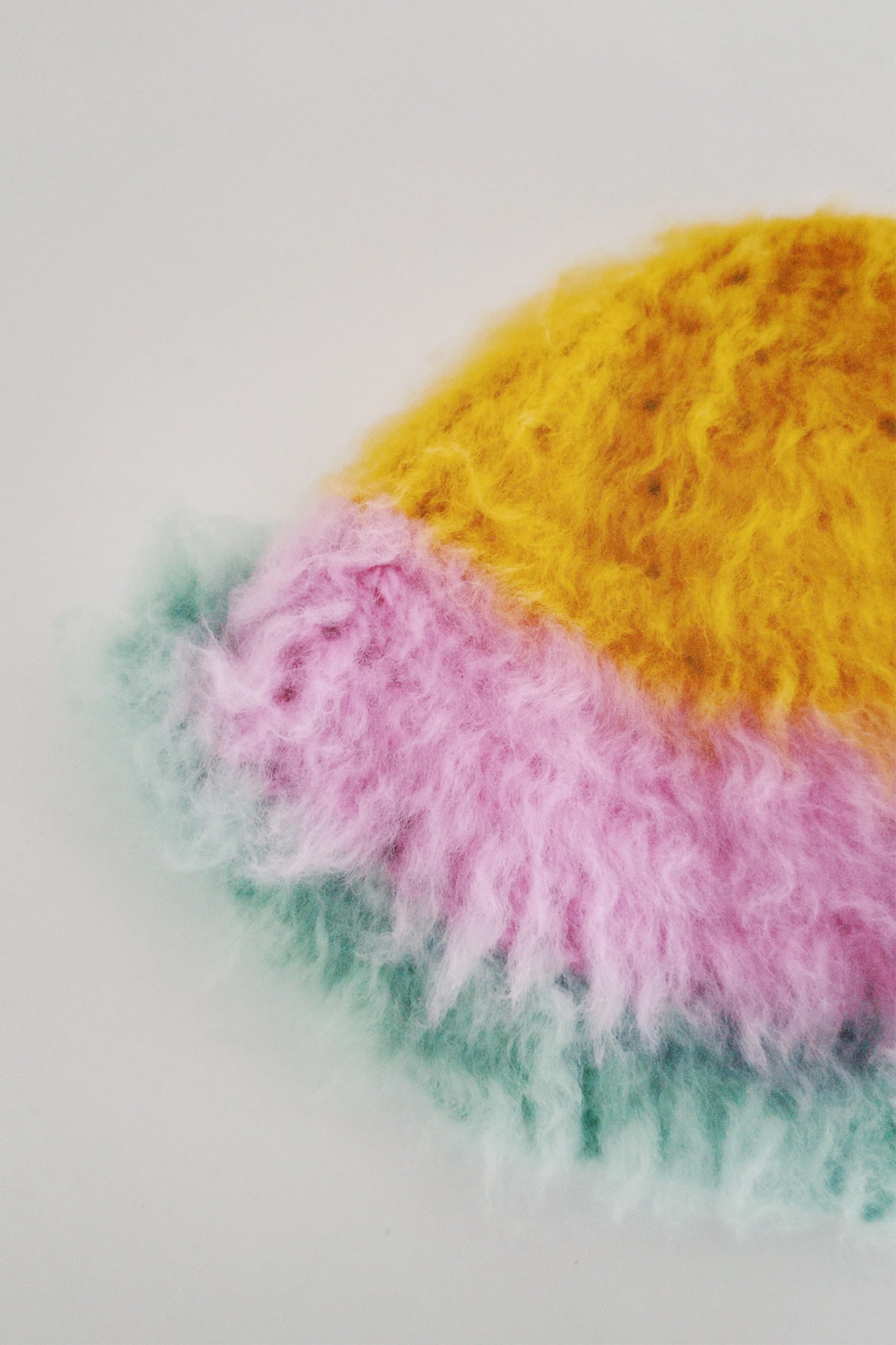 Yellow, Pink and Green Cowboy Hat