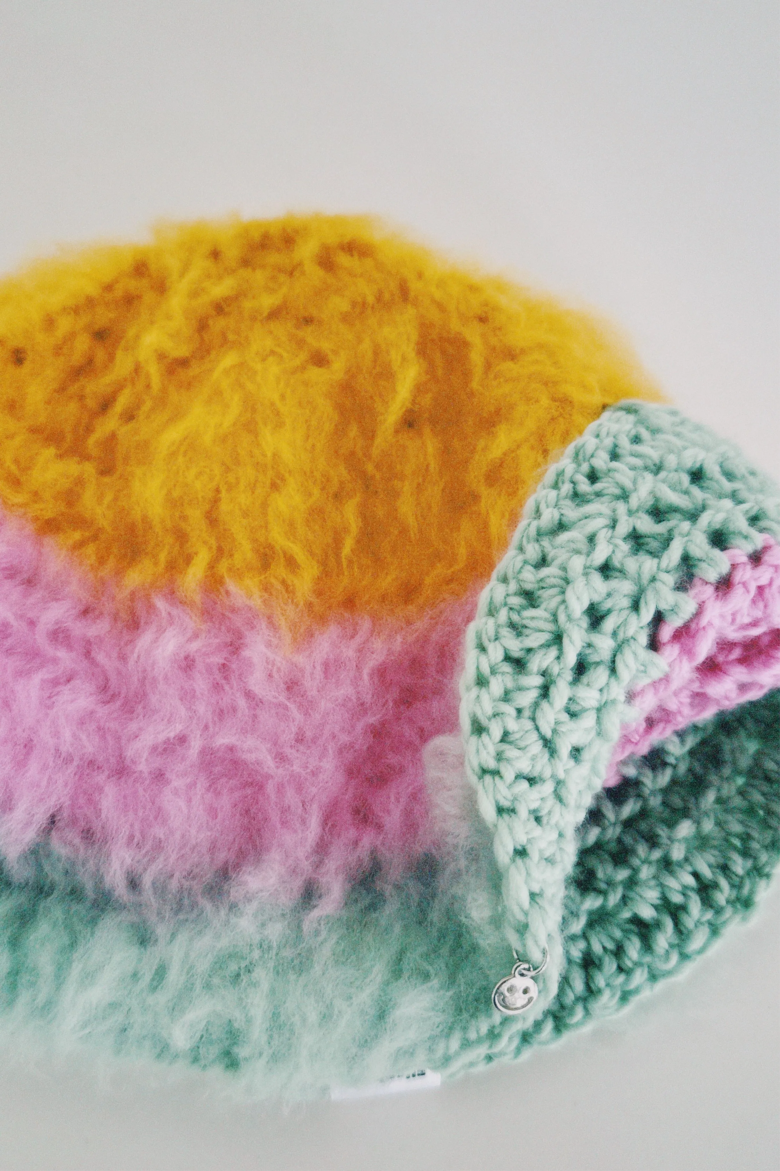 Yellow, Pink and Green Cowboy Hat