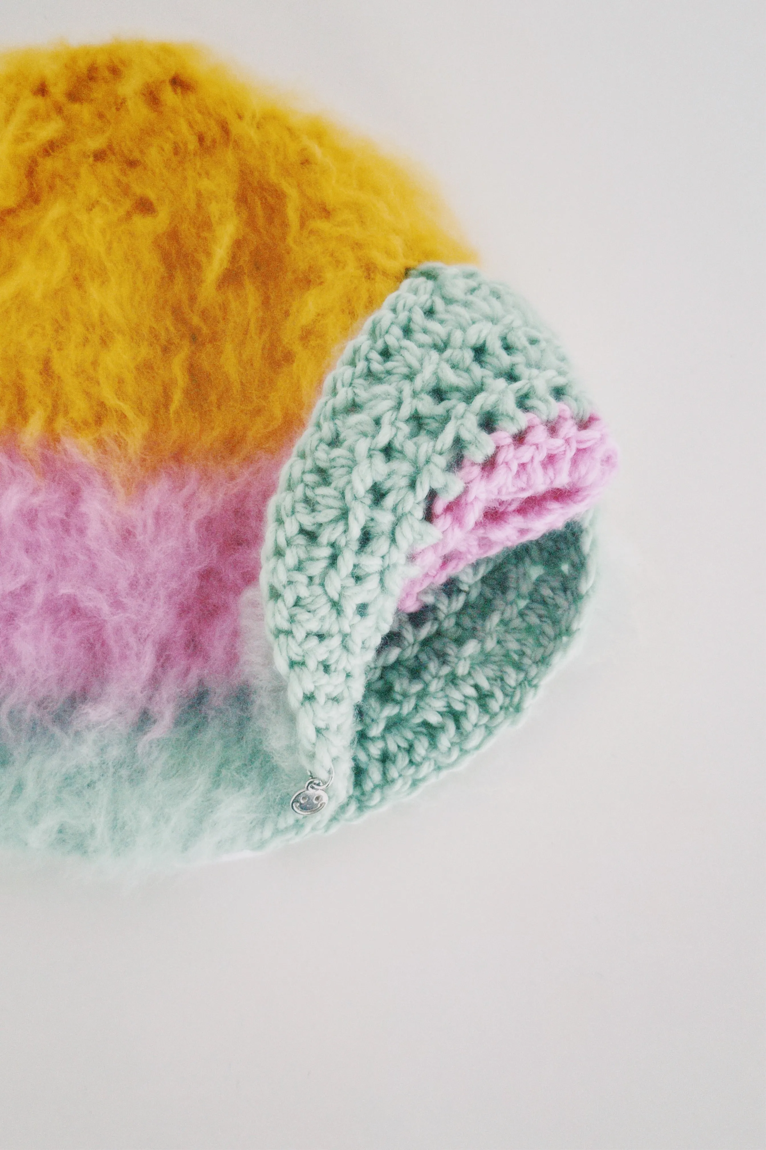 Yellow, Pink and Green Cowboy Hat