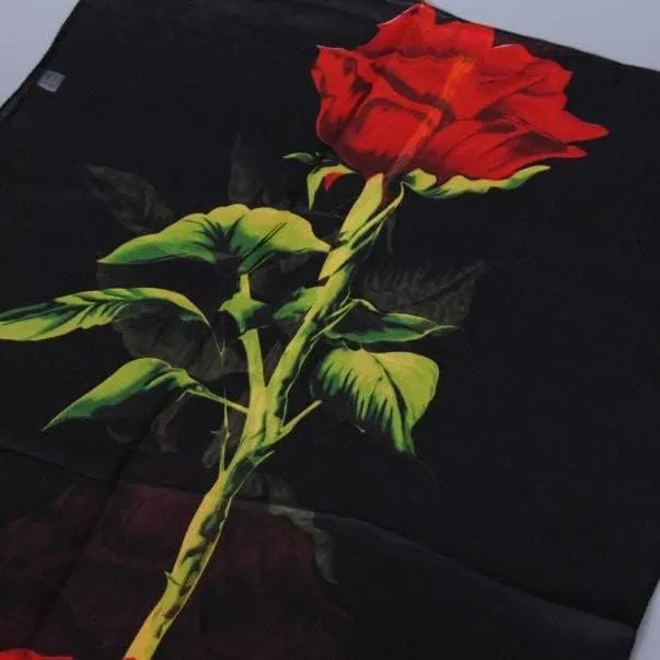 YOLAI Fashion Silk Scarfs For Women Lightweight Print Floral Pattern Scarf Fashion Scarves Wraps Shawls