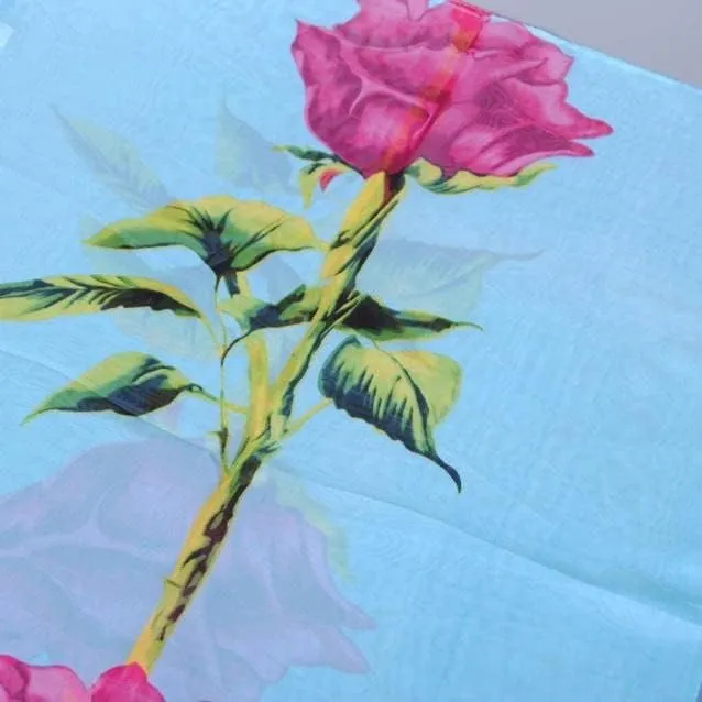 YOLAI Fashion Silk Scarfs For Women Lightweight Print Floral Pattern Scarf Fashion Scarves Wraps Shawls