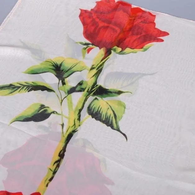 YOLAI Fashion Silk Scarfs For Women Lightweight Print Floral Pattern Scarf Fashion Scarves Wraps Shawls
