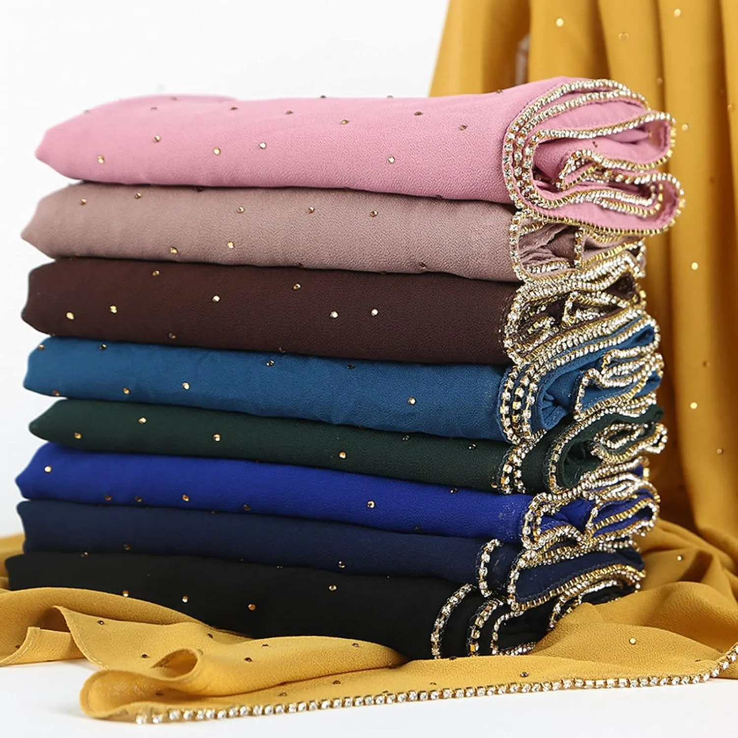 YOLAI Women'S Silk Scarf Floral Print Satin Long Scarf Wrap Shawl Sheer Chiffon Scarf Summer Beach Scarves