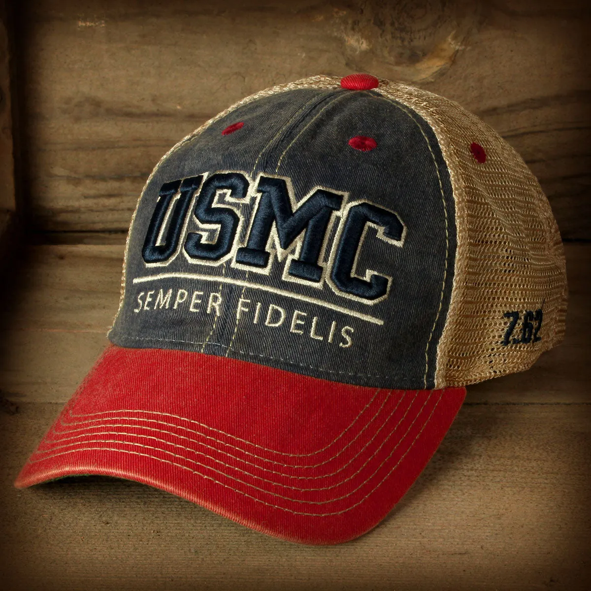 YOUTH USMC Semper Fidelis Vintage Trucker Hat