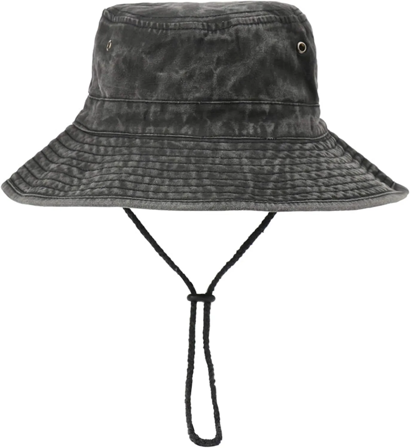 Zando Cotton Fishing Men Cap Outdoor Safari Hats Wide Brim Boonie Hat for Men Foldable Double-Sided Sun Bucket Hat