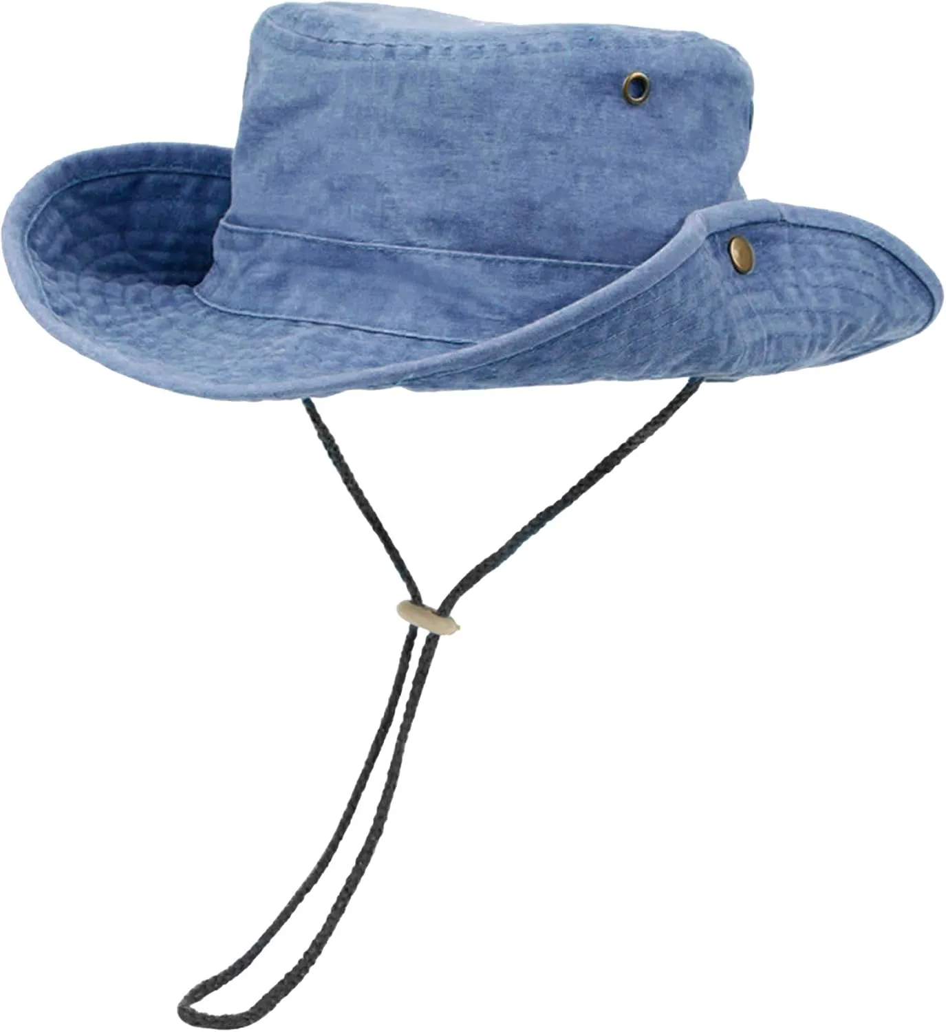Zando Cotton Fishing Men Cap Outdoor Safari Hats Wide Brim Boonie Hat for Men Foldable Double-Sided Sun Bucket Hat