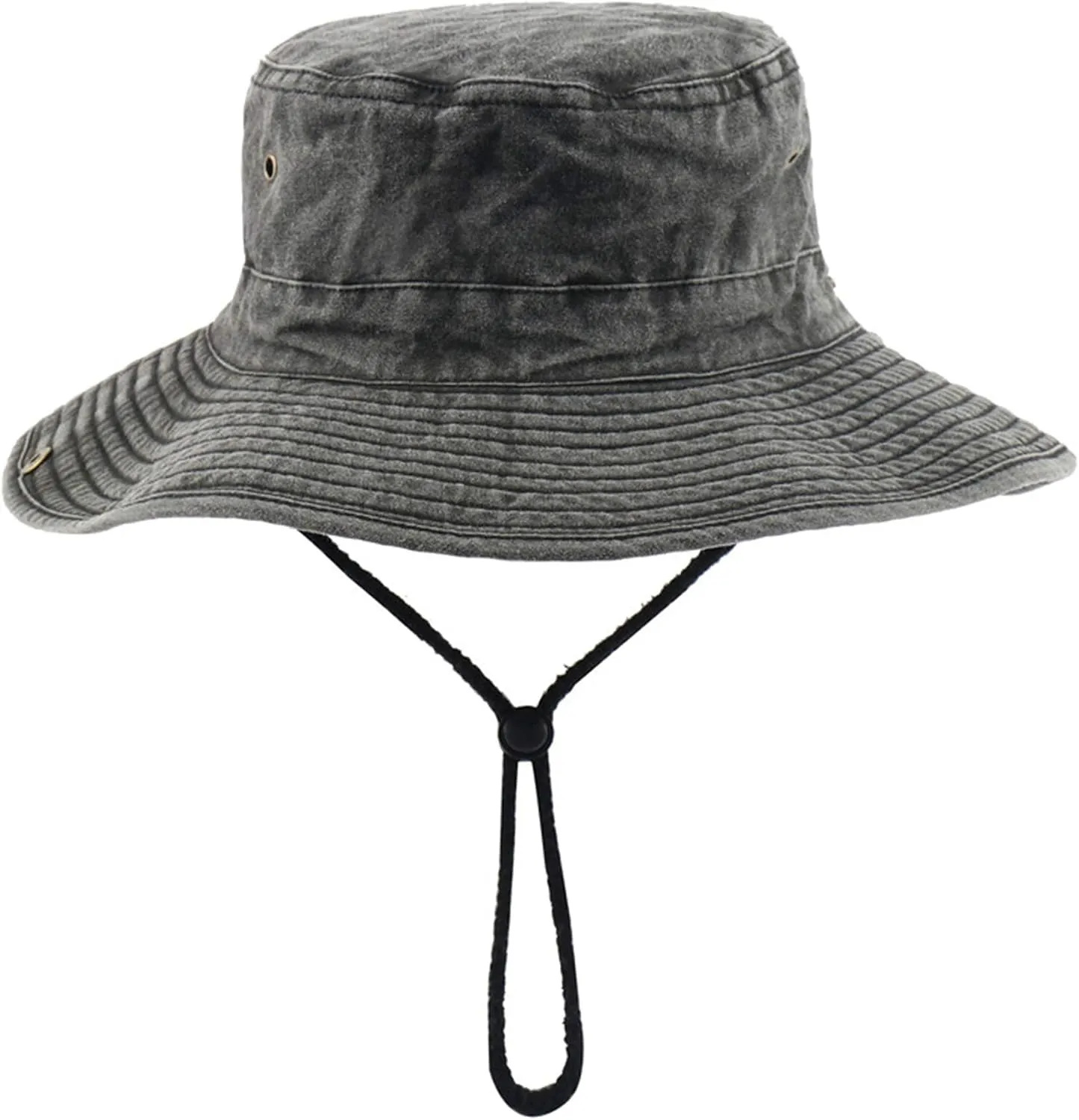 Zando Cotton Fishing Men Cap Outdoor Safari Hats Wide Brim Boonie Hat for Men Foldable Double-Sided Sun Bucket Hat