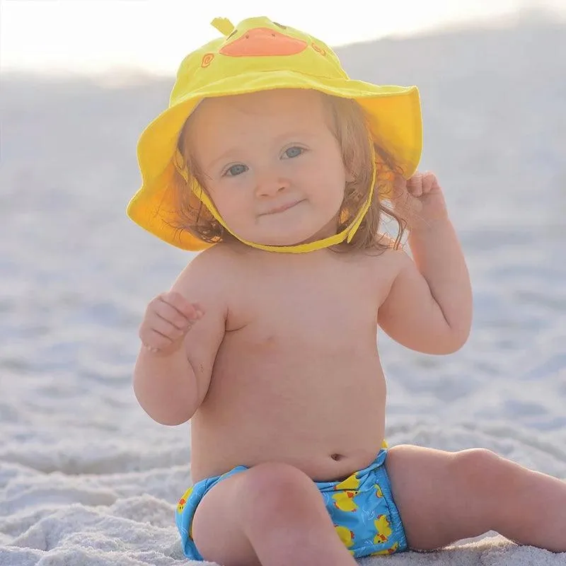 Zoocchini UPF50  Baby Swim Diaper & Sun Hat Set (6-12 months)