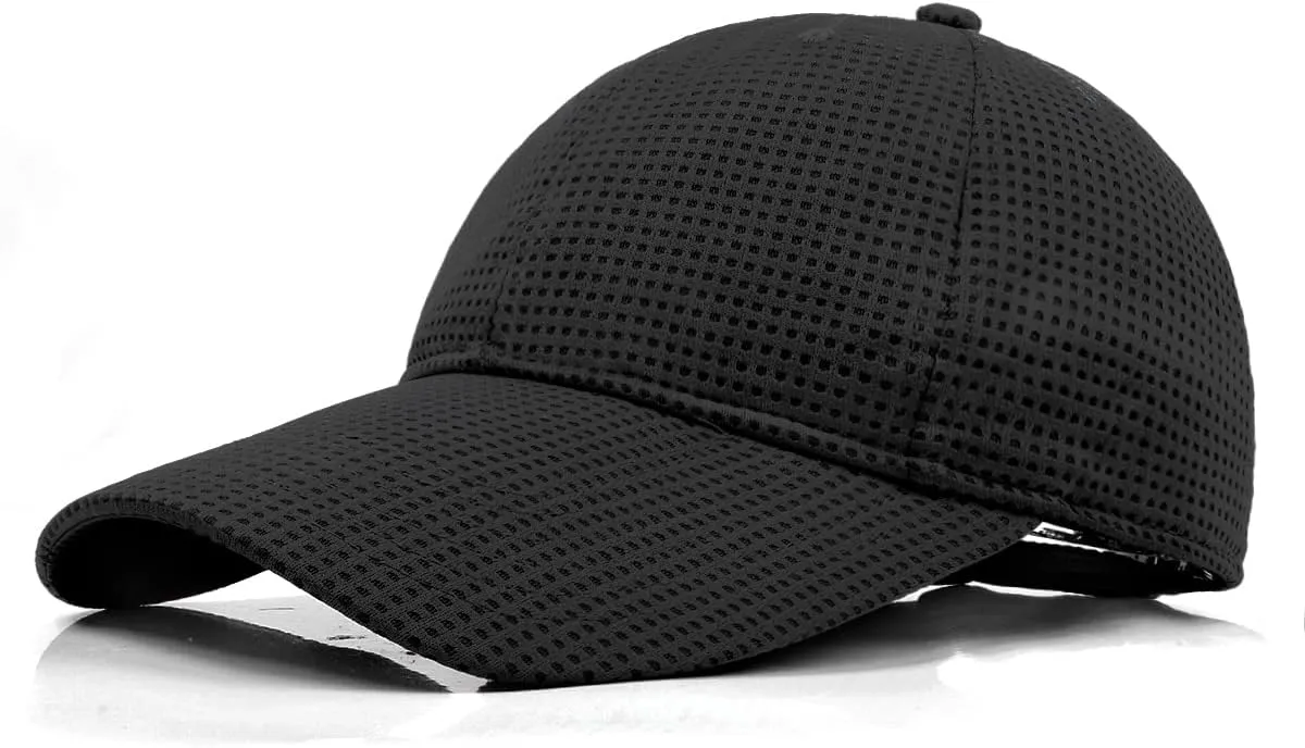 Zylioo Oversize XXL Baseball Cap,Long Brim Mesh Cap for Big Heads 22"-25",Large Summer Sun Hat