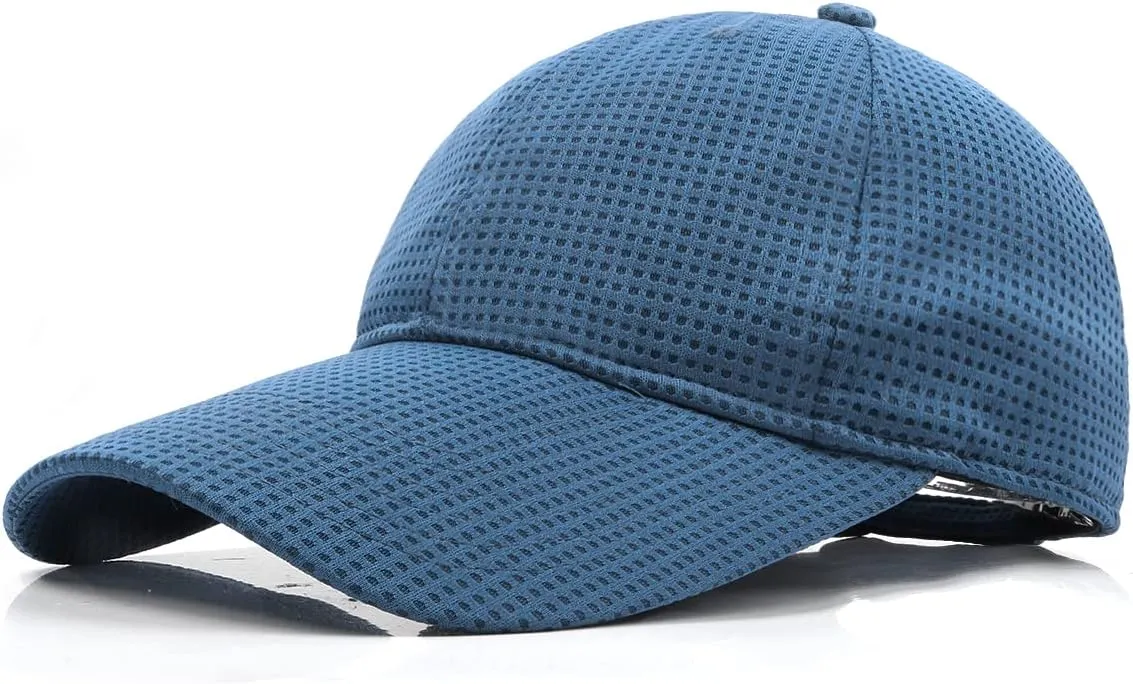 Zylioo Oversize XXL Baseball Cap,Long Brim Mesh Cap for Big Heads 22"-25",Large Summer Sun Hat