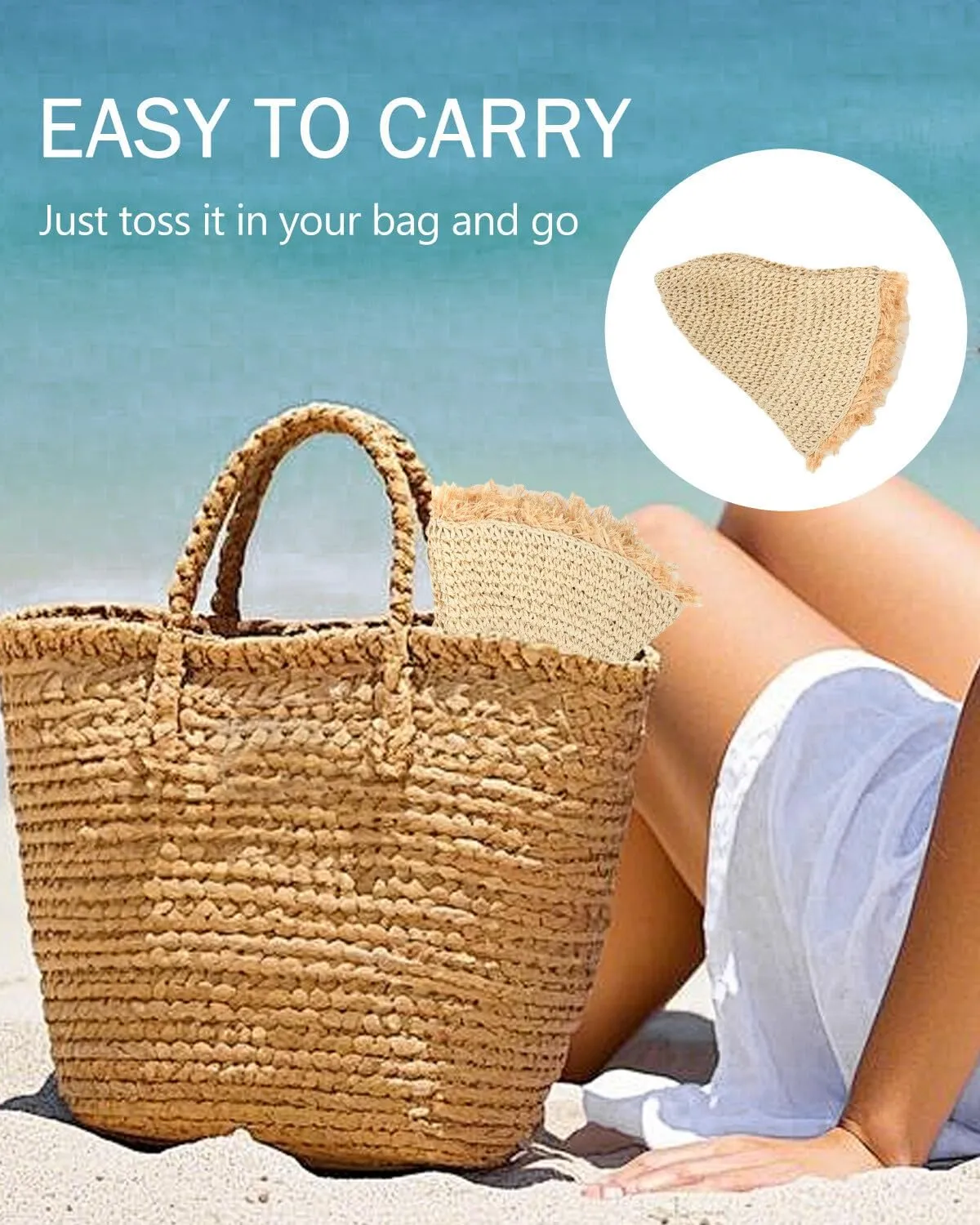 Zylioo XXL Oversize Straw Bucket Hats,Large Summer Travel Hats,Shapeable Wide Brim UPF 50 Beach Sun Hats Packable